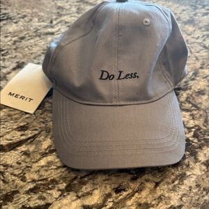 Merit Smokey Blue Cap/Hat NWT Adjustable “Do Less”